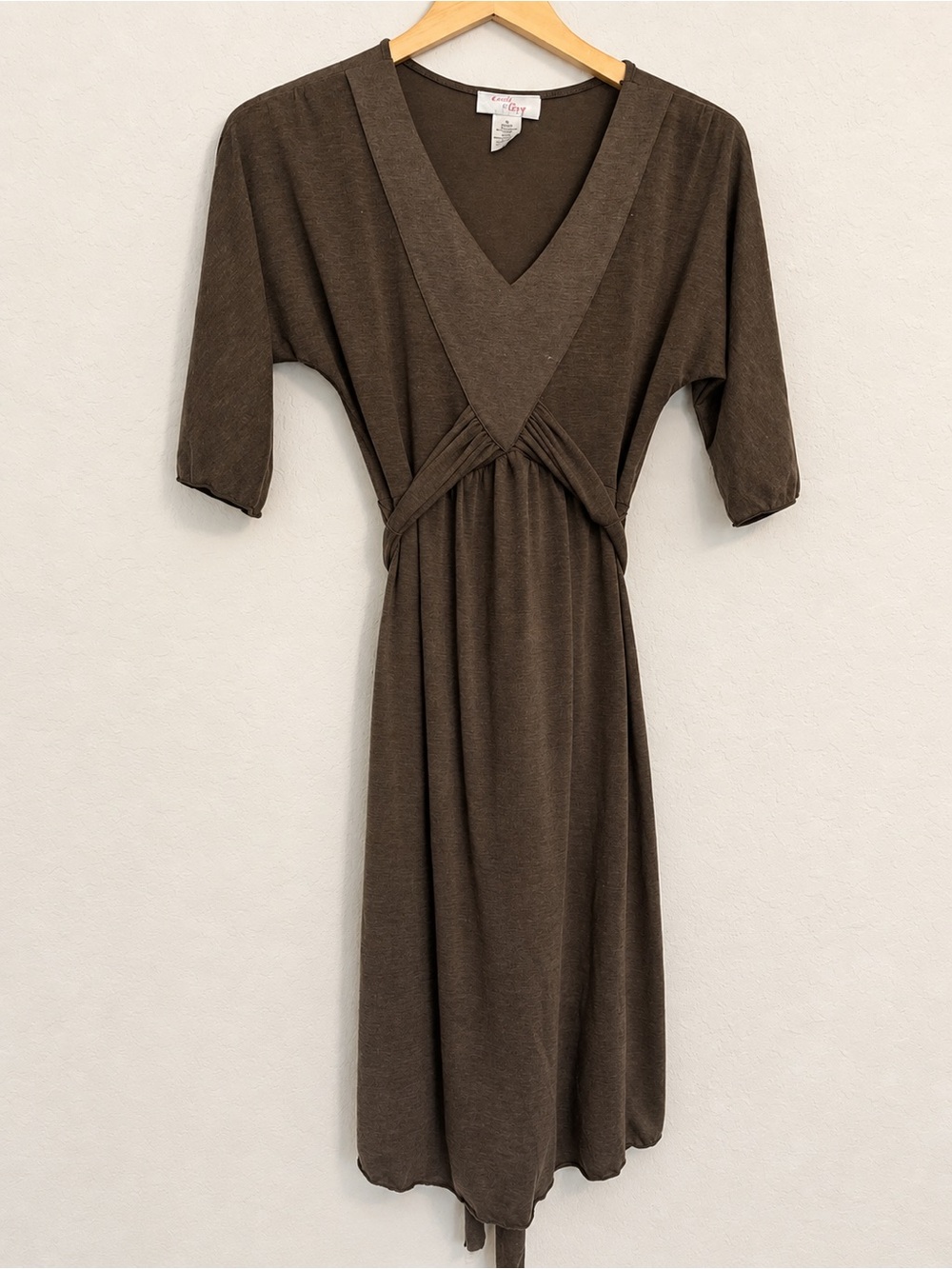 Everly Grey Posen Knit Dress Maternity & Nursing Dress Comfy Soft Lightweight S